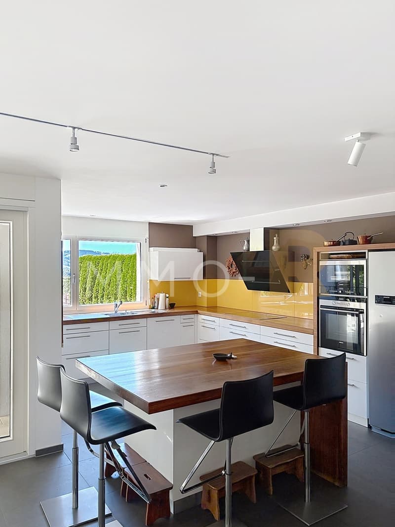 Spacieux appartement - terrasse, jardin vue dégagée sur le Moléson (2)