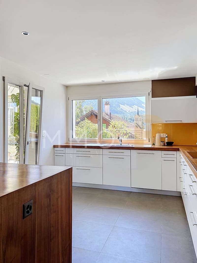 Spacieux appartement - terrasse, jardin vue dégagée sur le Moléson (3)