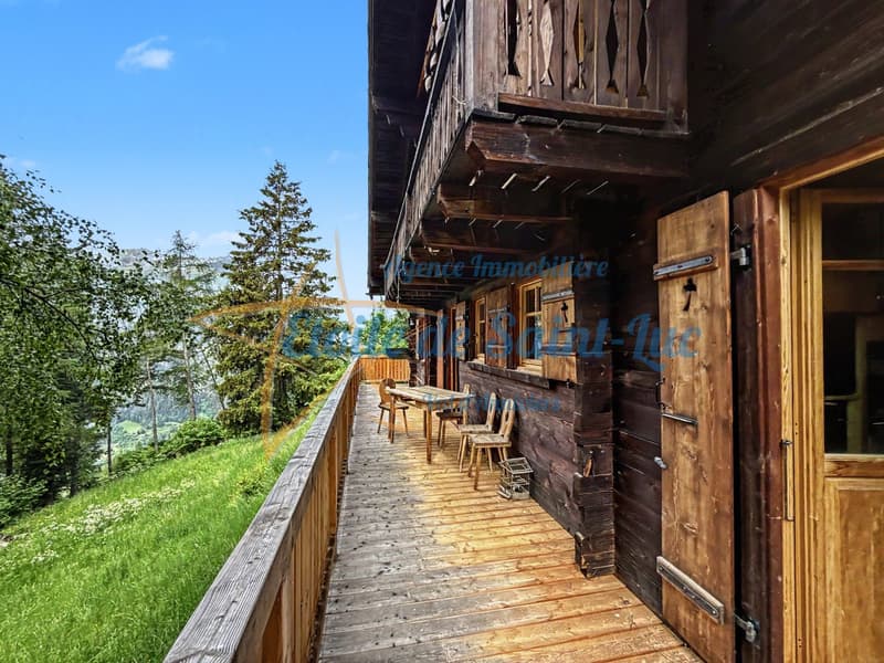 Superbe chalet et ses deux raccards (16)