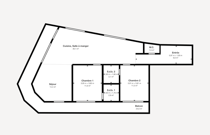 Premium Rooftop 2-Bedroom Apartment with 36 m² Terrace & Alps View – Crissier, Lausanne (9)