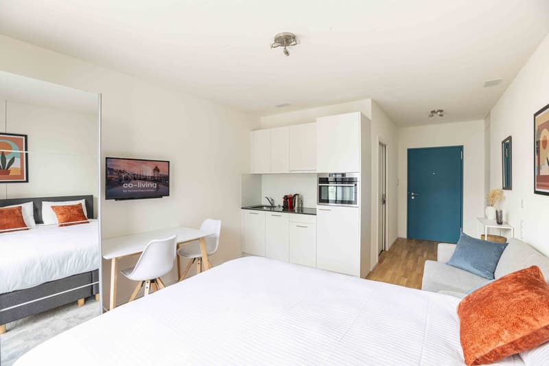 ✨ Superbe Studio Meublé à Kriens – Résidence Moderne avec Salle de Sport & Espace Co-Living ✨ (2)