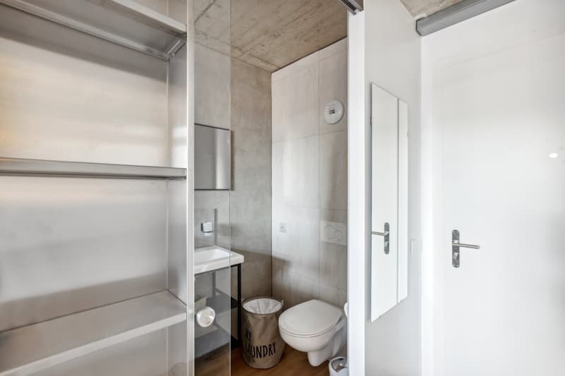 Modern Student Room at Le Lumen – All-Inclusive Living in Crissier (5)
