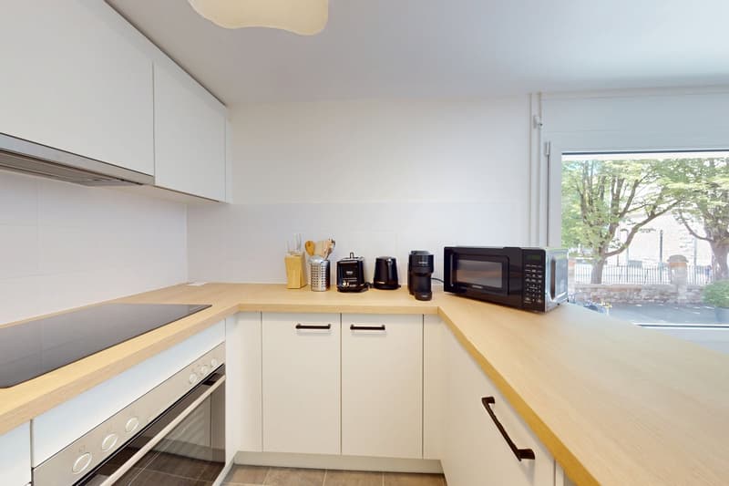 Furnished 30 m² Studio with Separate Kitchen – Plainpalais, Geneva (6)
