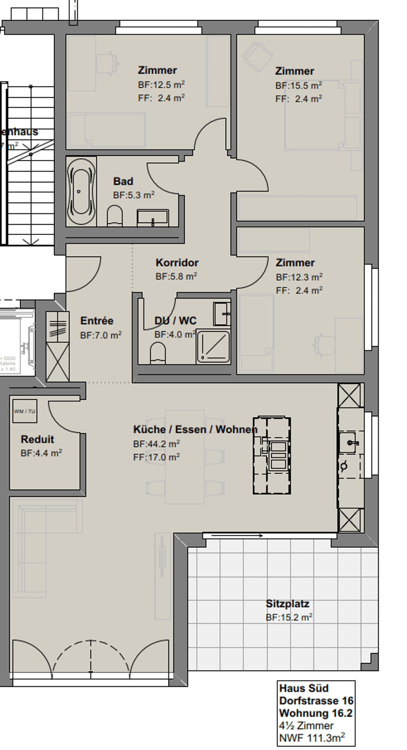 4½-Zimmer-Wohnung im Herzen von Schattdorf - 16.2 (4)