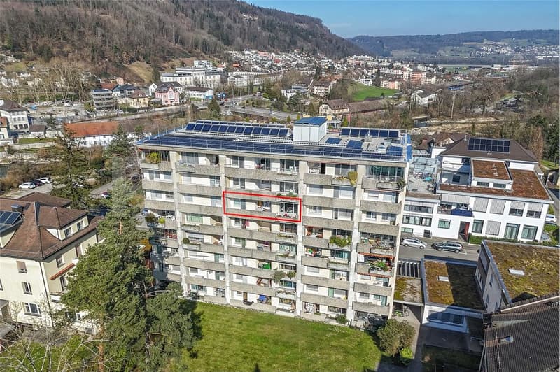 Stadt-Feeling nahe der Aare: 3.5 Zimmer-Wohnung im 5. OG