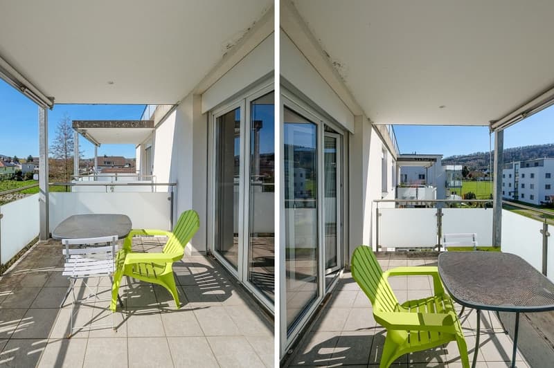 Zentral gelegene 2.5 Zimmer-Wohnung an sonniger Lage mit Aussicht! (9)