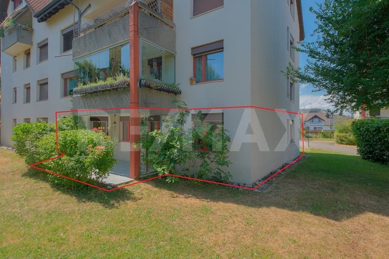 4.5 Zimmer-Gartenwohnung: zentral, ruhig, voller Lebensqualität (2)