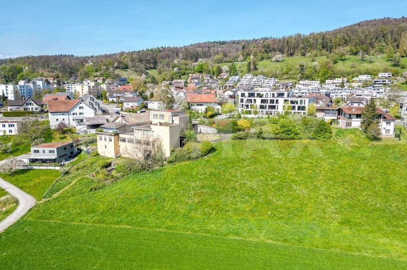 Grundstück 5'515 m² (3'701 m² Bauland) an unverbaubarer Aussichtslage (1)
