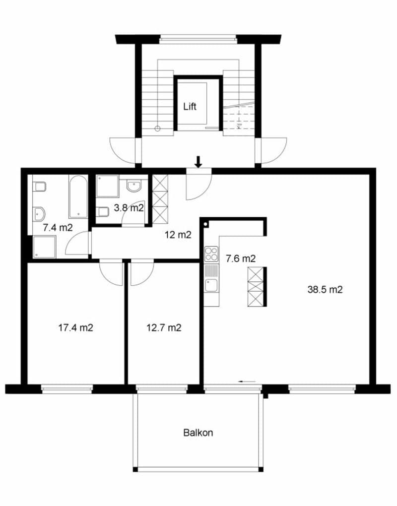 Grosszügige 3.5-Zimmer-Wohnung an ruhiger Lage (14)