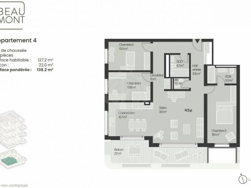 Dernier appartement neuf 4.5 pièces au rez (7)