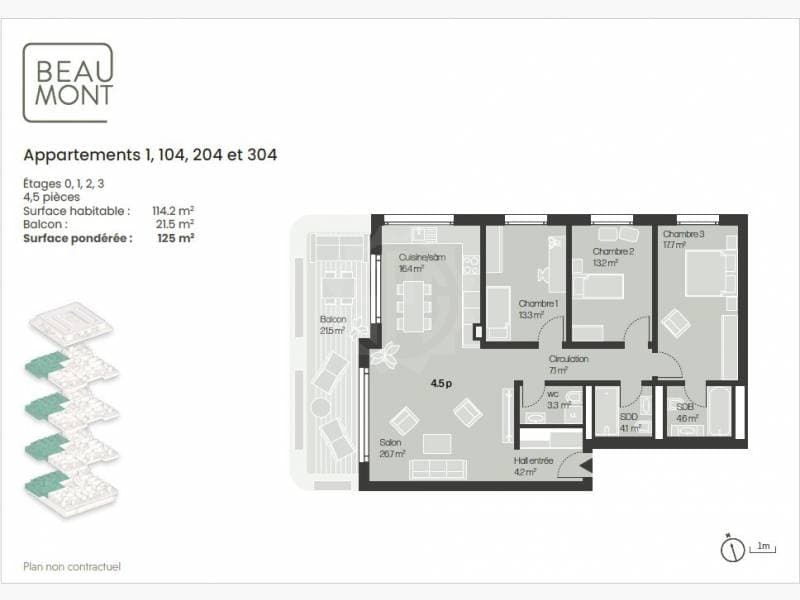 Dernier appartement 4.5 pièces neuf au 1er étage (6)