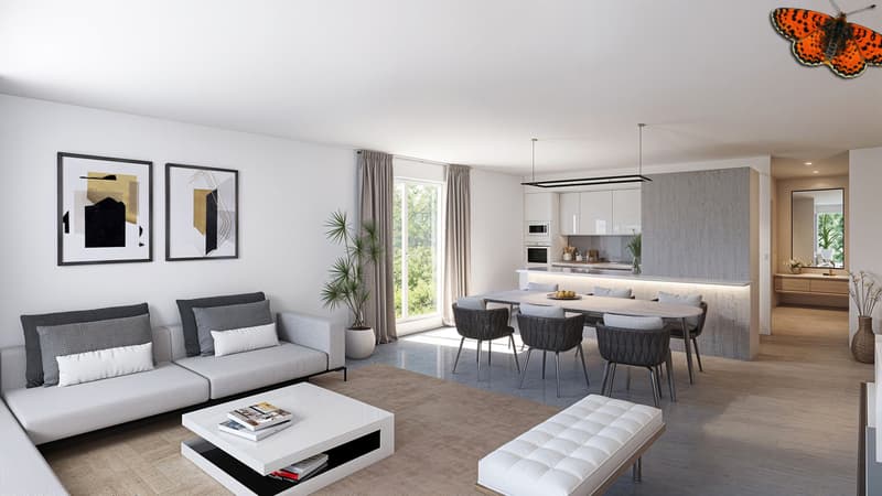 Magnifique 4.5 pces au 3ème étage dans nouvelle promotion à Marly (4)