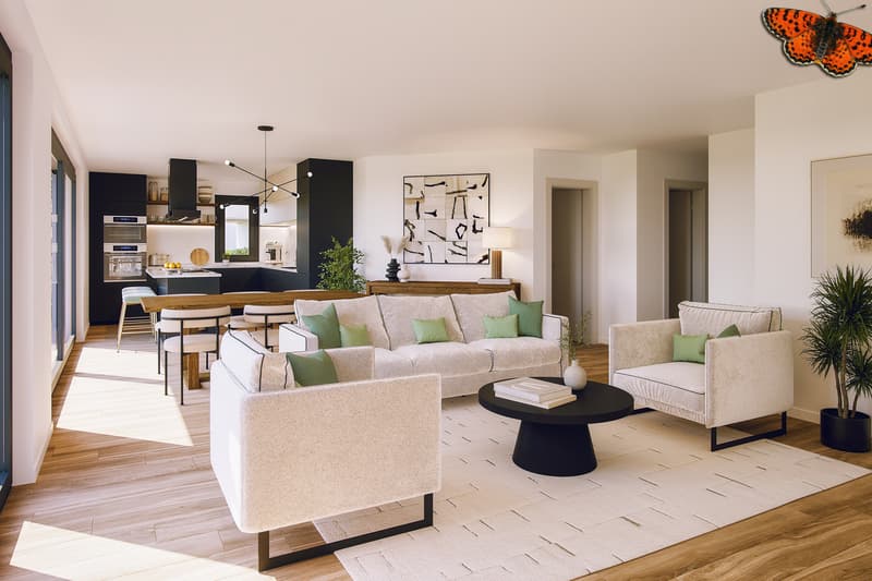 Magnifiques villas à Givisiez- Surface PPE de 119 m² ! (2)