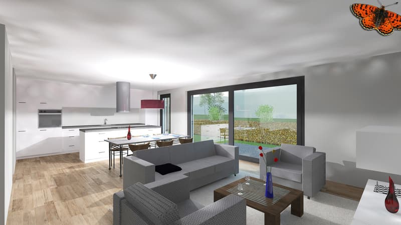 Magnifiques villas à Givisiez- Surface PPE de 119 m² ! (3)