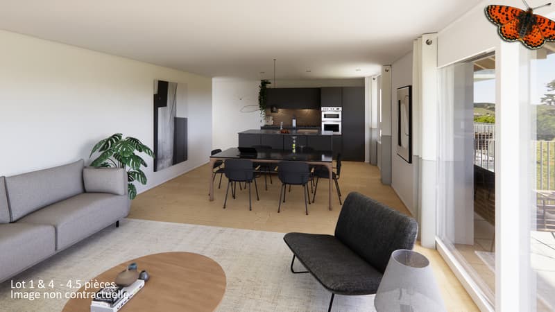 Magnifique appartement de 4½ pièces à Lentigny (2)