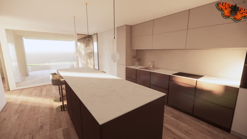 Appartement neuf au rez de 4,5 pièces à St-Aubin (FR) (3)
