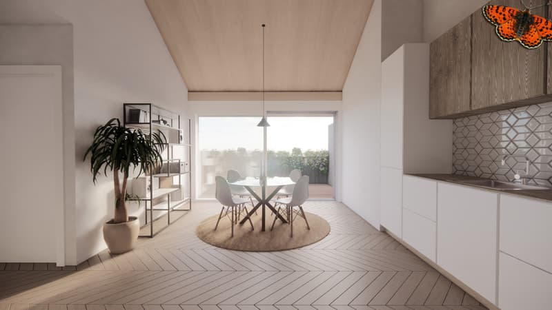 Appartement neuf en attique de 3,5 pièces à St-Aubin (FR) (2)