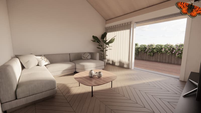Appartement neuf en attique de 3,5 pièces à St-Aubin (FR) (3)