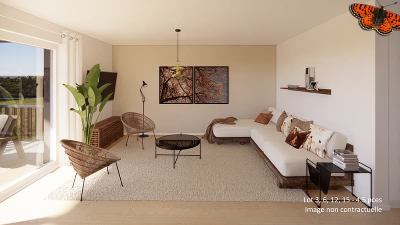 Superbe 4½ avec grand balcon dans nouvelle promotion (4)