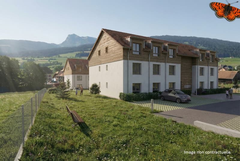 Superbe 2½ avec grand balcon de 16m2 dans nouvelle promotion (3)