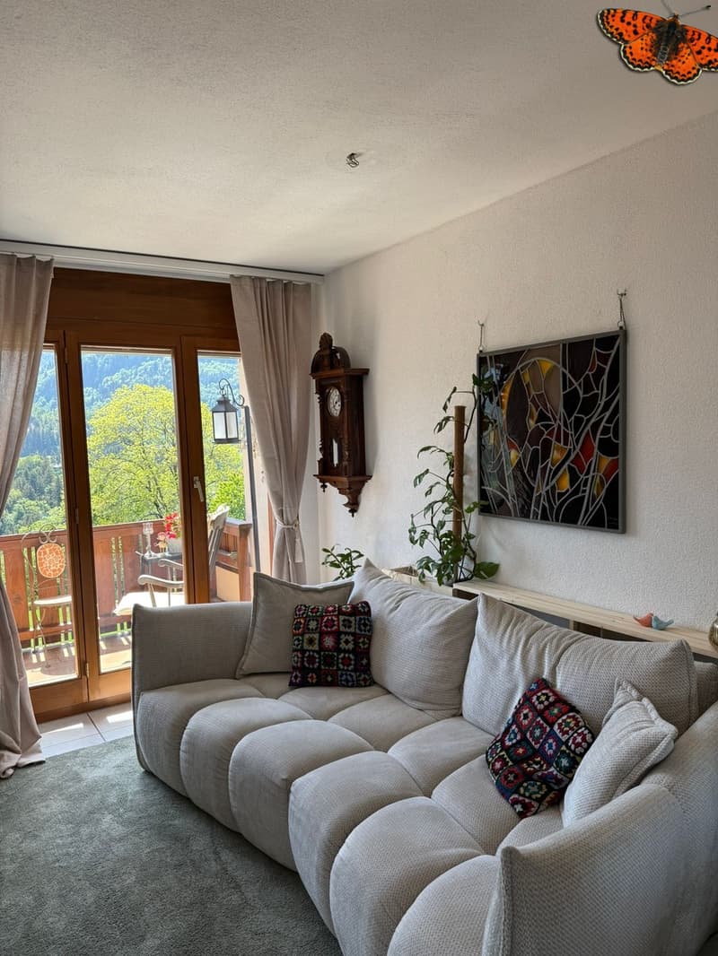 CHARMANT 3 ½ PIECES RENOVE - Grand balcon en V de 25m² ! (6)