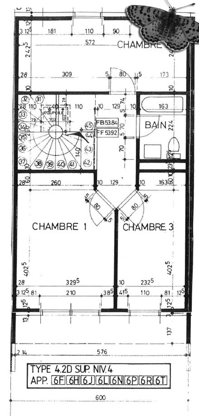 Plan 2ème étage