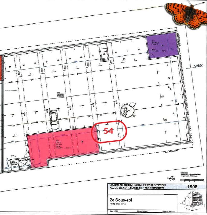 Plan 2ème sous-sol
