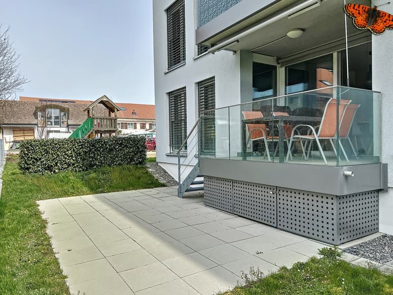 Balcon et jardin