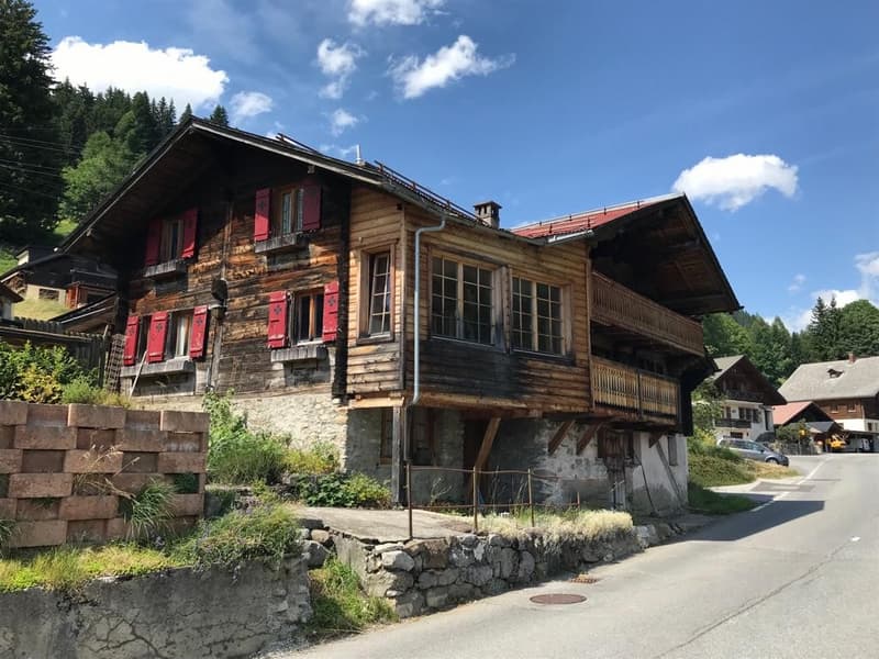 Einzelchalet mit 5,5 Zimmern + Anbau (1)