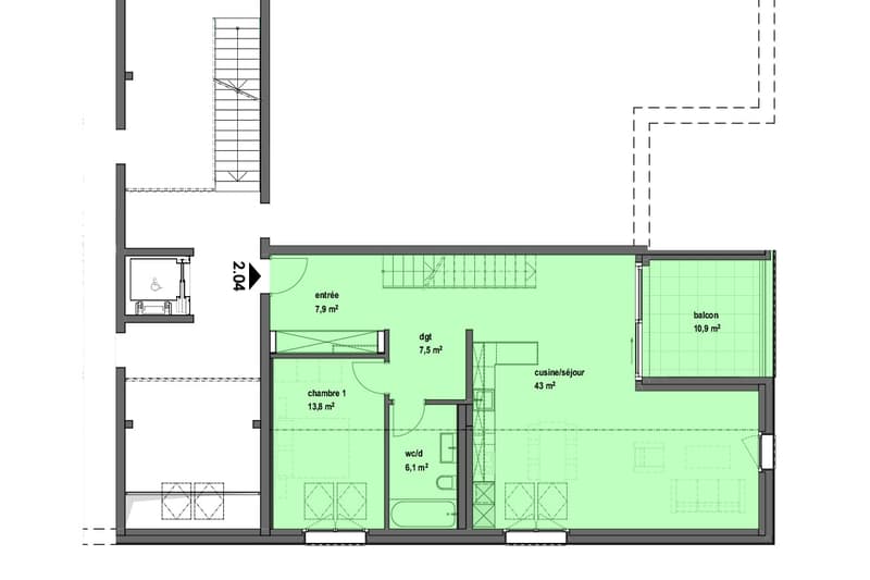 Magnifique appartement neuf en duplex (3)