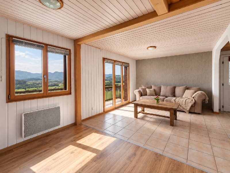 EN EXCLUSIVITÉ – Chalet avec vue imprenable sur les Préalpes fribourgeoises (13)