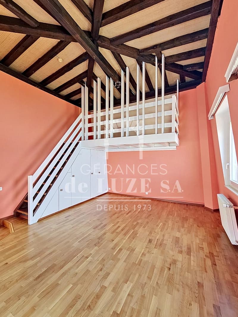 Surplombant le lac : 1.5 pièce avec mezzanine et balcon (9)