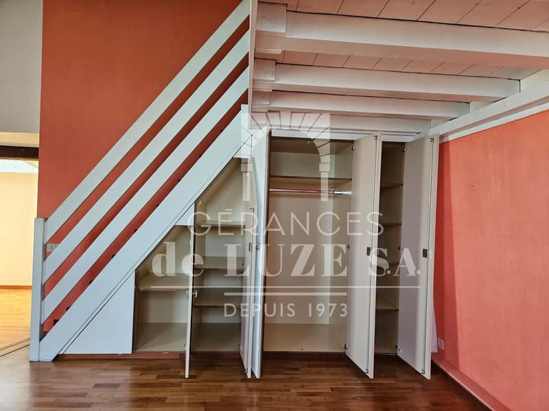 Surplombant le lac : 1.5 pièce avec mezzanine et balcon (12)