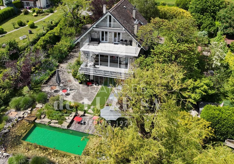 Situation premium : Villa avec vue lac, piscine naturelle et vaste jardin intimiste (4)