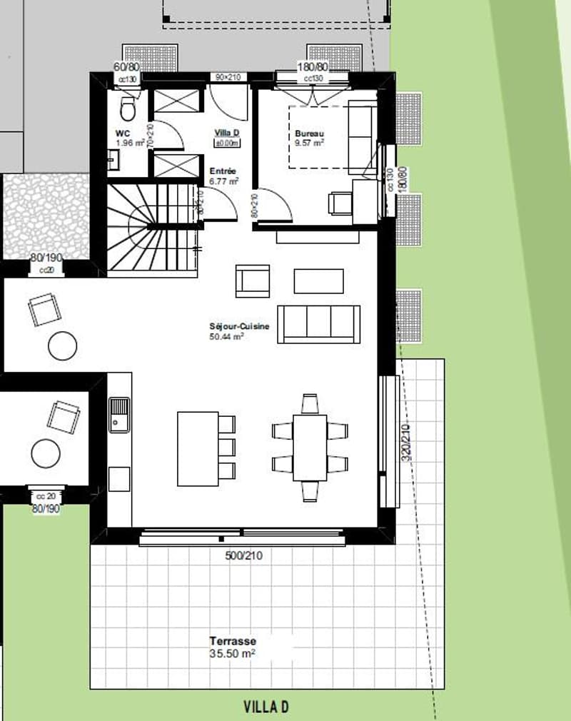 Villa sur plan de 5.5 pièces, design et moderne (11)