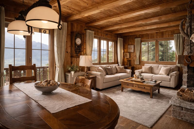 Rare appartement familial face aux Dents du Midi (4)