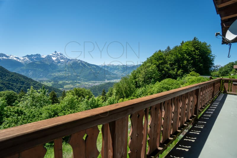 Rare appartement familial face aux Dents du Midi (11)