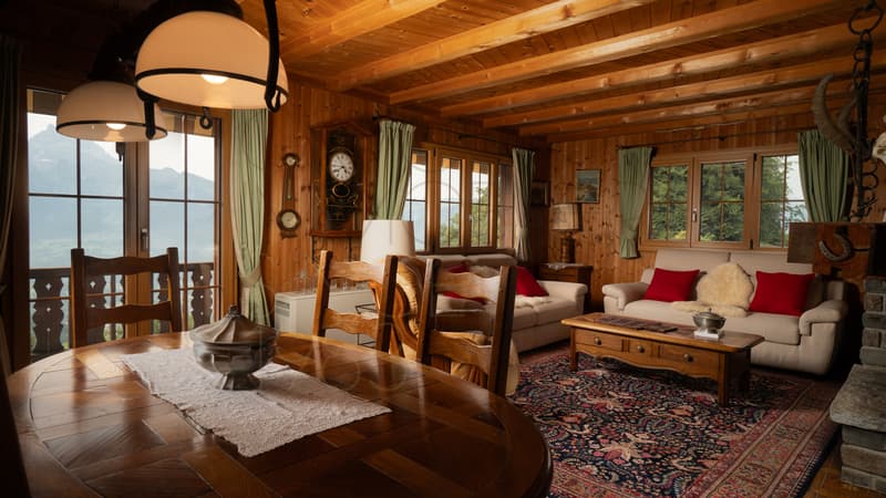 Rare appartement familial face aux Dents du Midi (9)