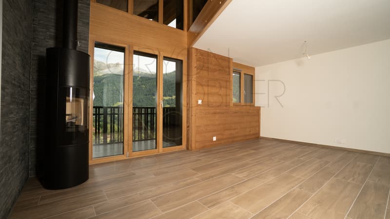 Élégant duplex alpin, 140 m² habitables + garage, proche Barboleuse (4)