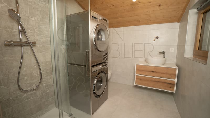 Élégant duplex alpin, 140 m² habitables + garage, proche Barboleuse (9)