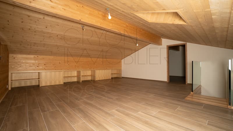 Élégant duplex alpin, 140 m² habitables + garage, proche Barboleuse (7)