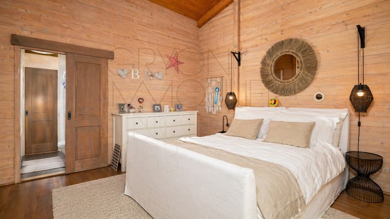 Rareté à Gryon - chalet rénové, vue Dents du Midi et grand jardin (8)