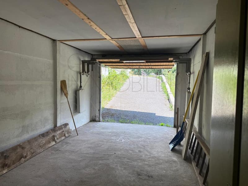 Garage individuel de 22 m² avec terrain, vue Alpes - Gryon (5)