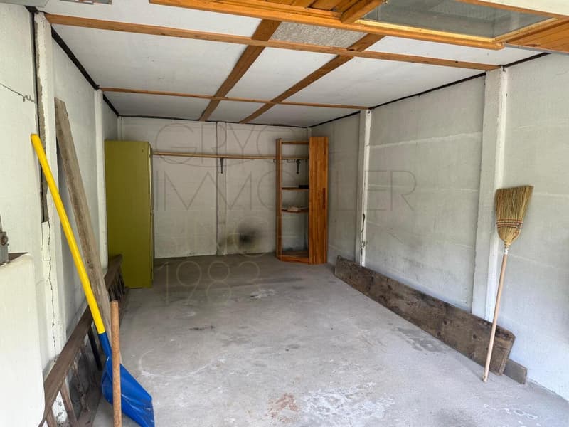 Garage individuel de 22 m² avec terrain, vue Alpes - Gryon (2)