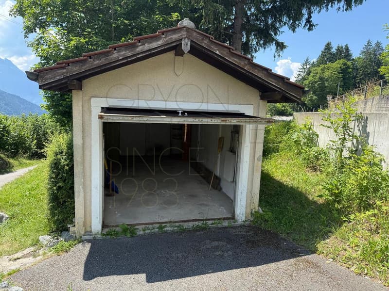 Garage individuel de 22 m² avec terrain, vue Alpes - Gryon (4)