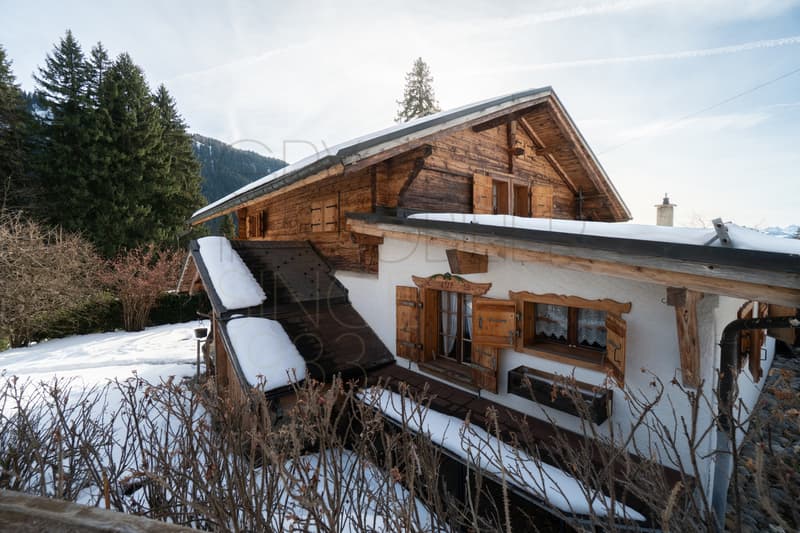 Chalet familial typique à Gryon avec jardin et dépendances (2)