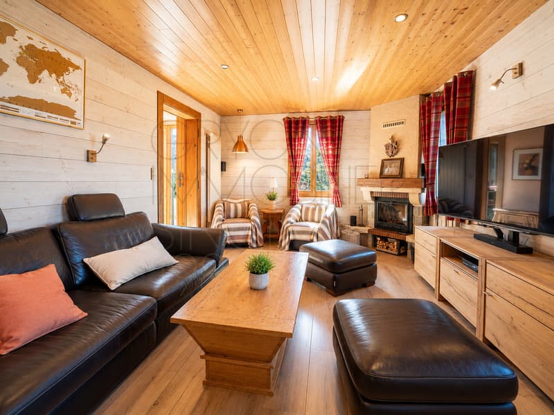 Chalet à Gryon avec studio indépendant, vue sur les montagnes. (5)
