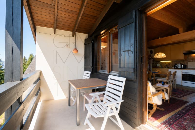 Appartement 2,5 pièces aux Arsets avec balcon et soupente (7)