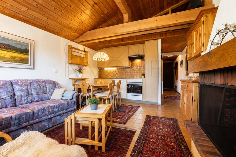 Appartement 2,5 pièces aux Arsets avec balcon et soupente (3)