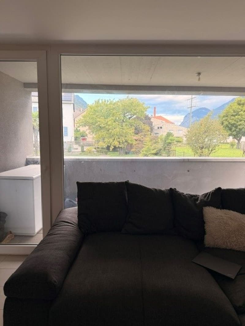 Séjour, balcon, vue